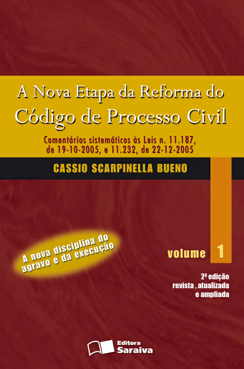 Download A Nova Etapa da Reforma do Codigo de Processo Civil Vol 1 Cassio Scarpinella Bueno em epub mobi e pdf