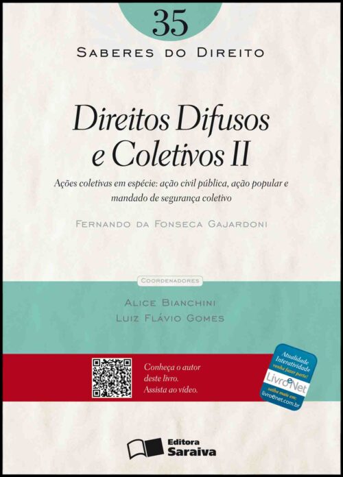 DownloadDireitos Difusos e Coletivos II Vol 35 Col. Saberes Do Direito Fernando da Fonseca Gajardoni em epub mobi e pdf