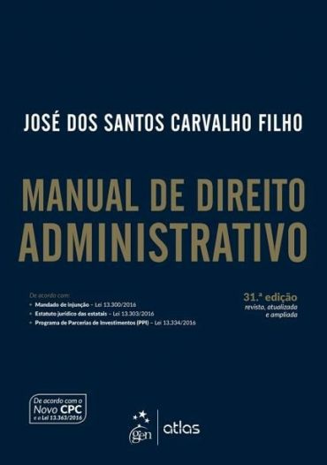 Baixar Manual De Direito Administrativo Jos Dos Santos Carvalho Filho em Pdf ePub e Mobi ou ler online